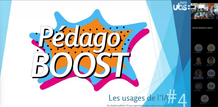 Communication entre la salle de pédagogie innovante et collaborative de Vannes et les enseignants à distance via Teams