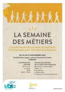 affiche semaine des métiers