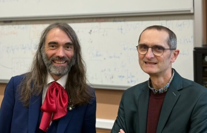 Cédric Villani et Emmanuel Frenod