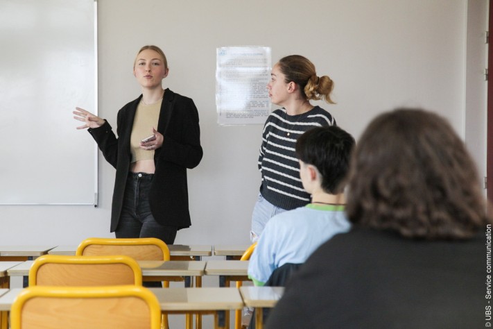 Nos étudiantes ambassadrices ont échangé avec les lycéens en immersion à l'université
