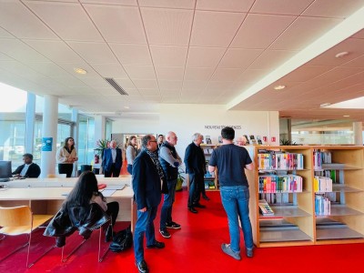 Visite guidée des BU pour les mécènes de la Fondation UBS